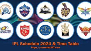 IPL Schedule 2024 & Time Table